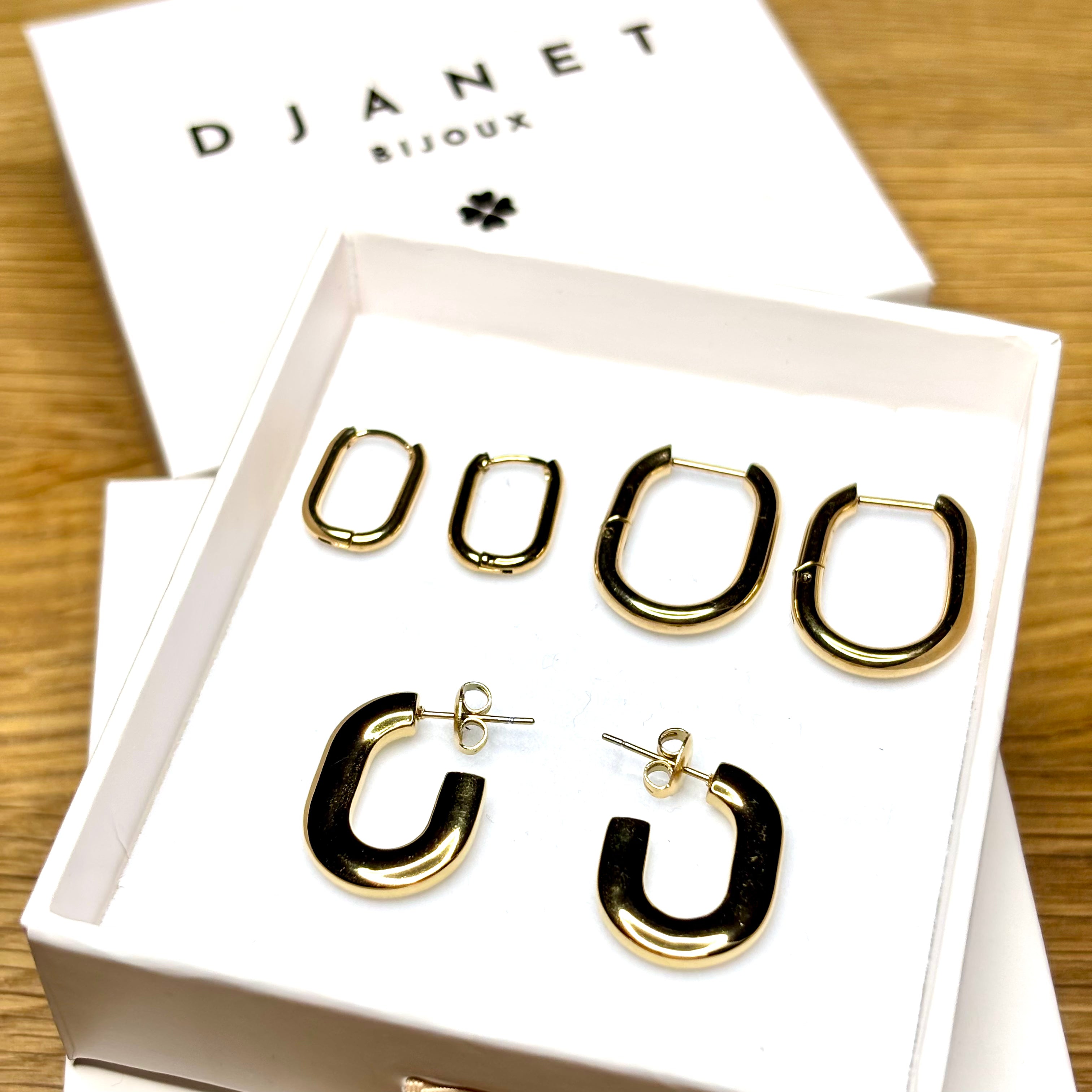 Boucles d'oreilles créoles Bella