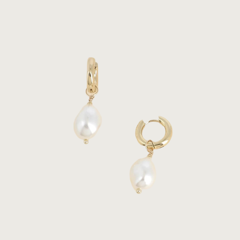 Boucle d'oreilles goutte perlée Vera